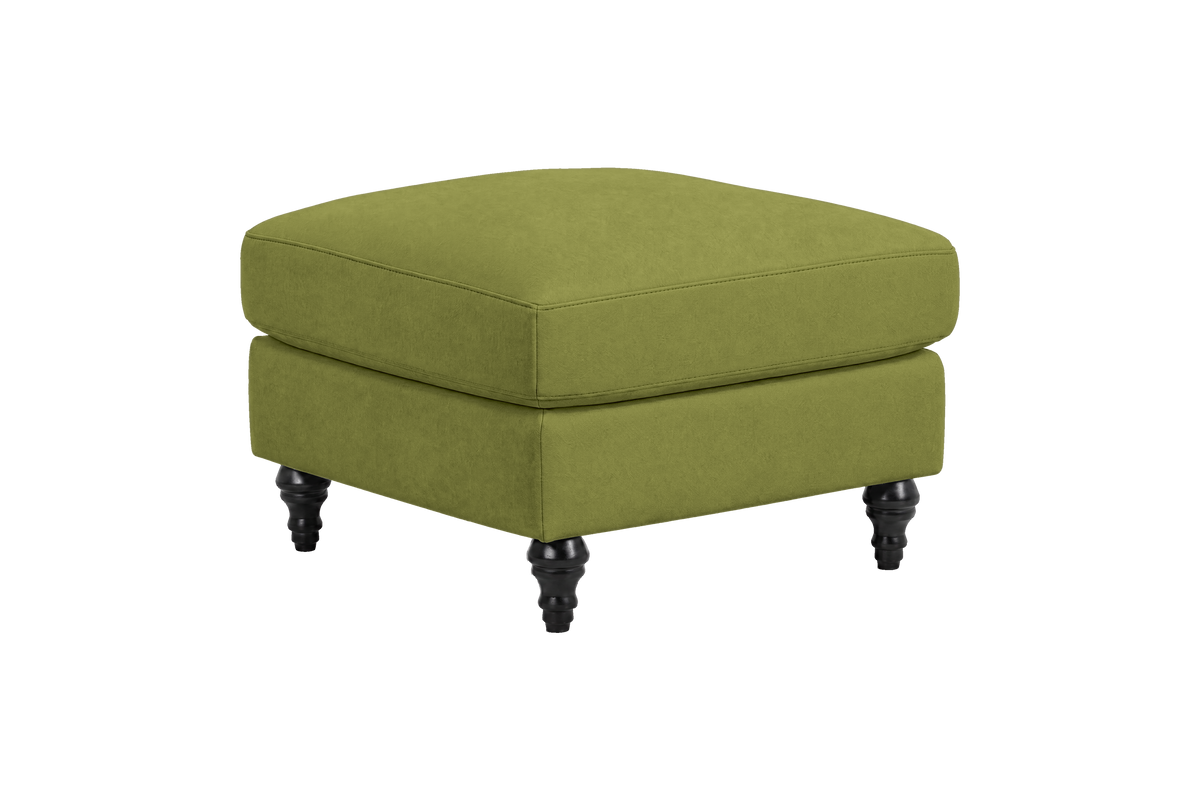Senia Footstool in Fresco Key Lime