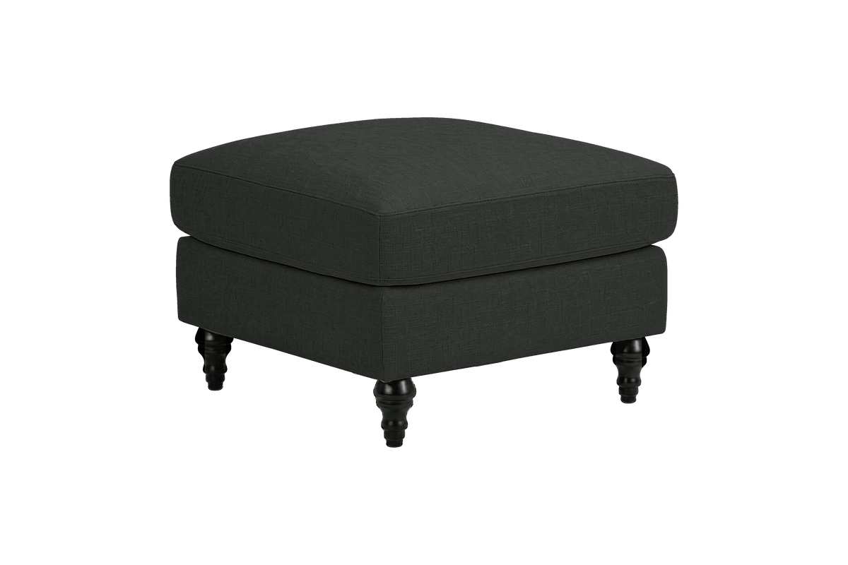 Senia Footstool in Mosquito Lola