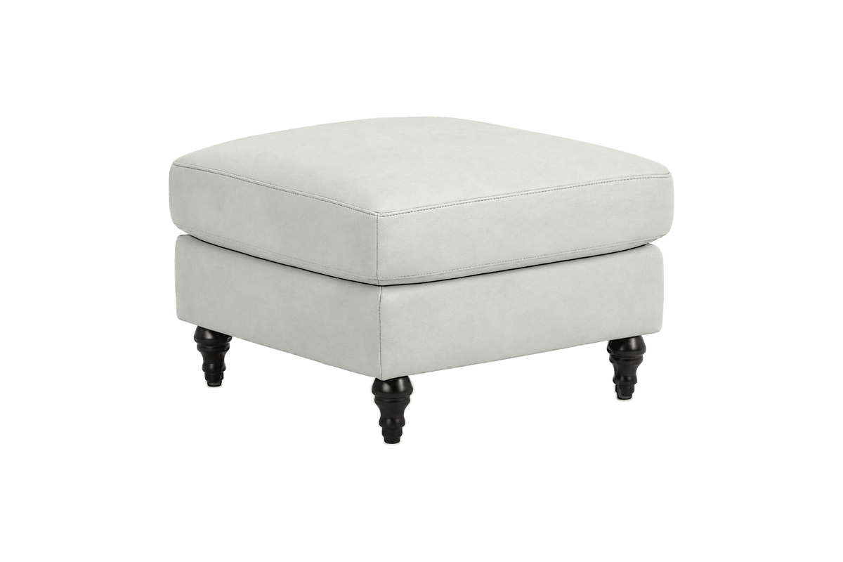 Senia Footstool in Felix Milky