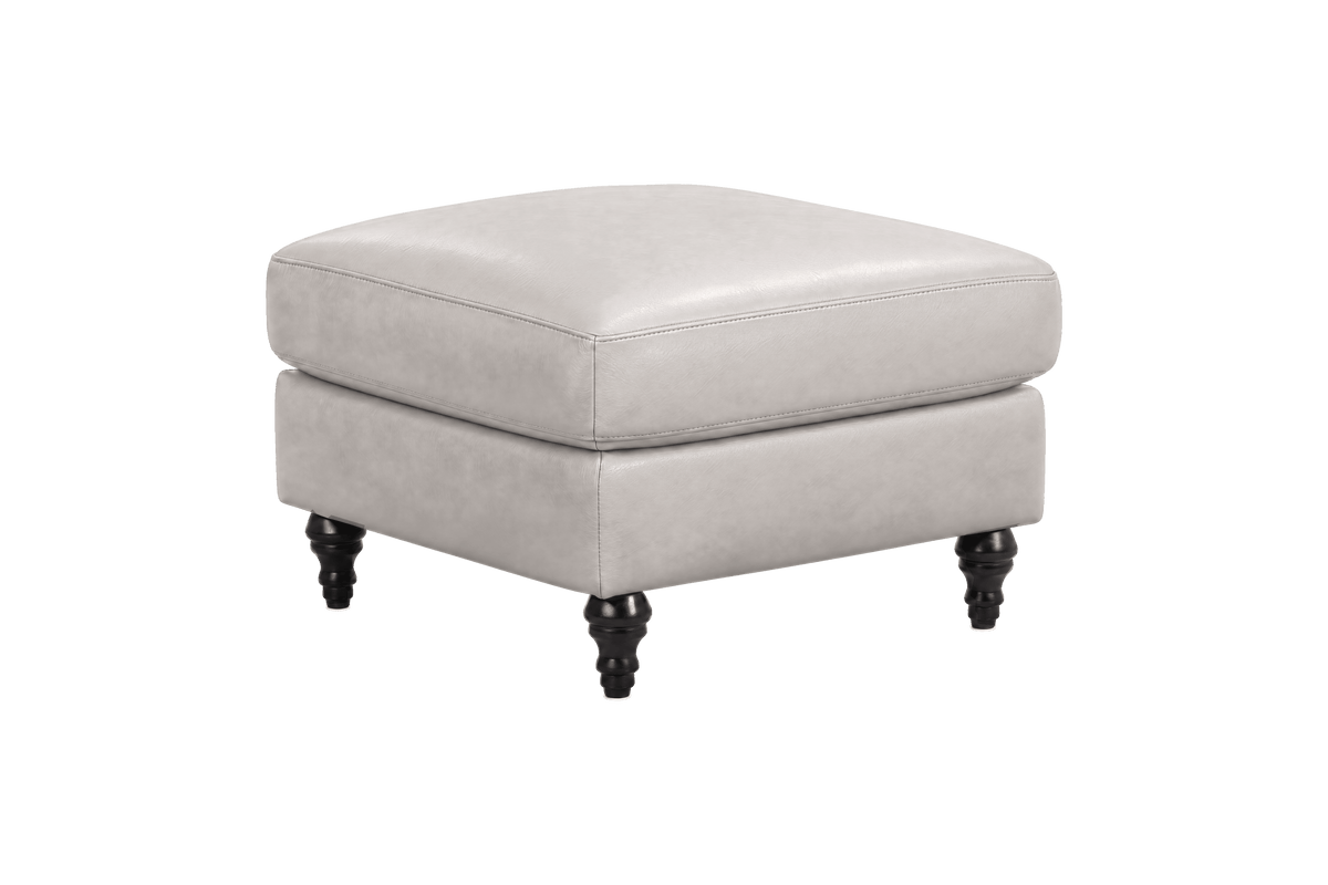 Senia Footstool in Momo Milky