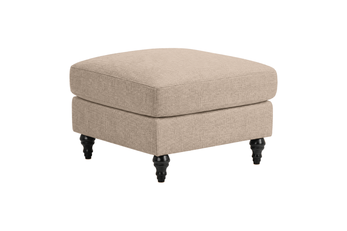Senia Footstool in Roni Pine Nut