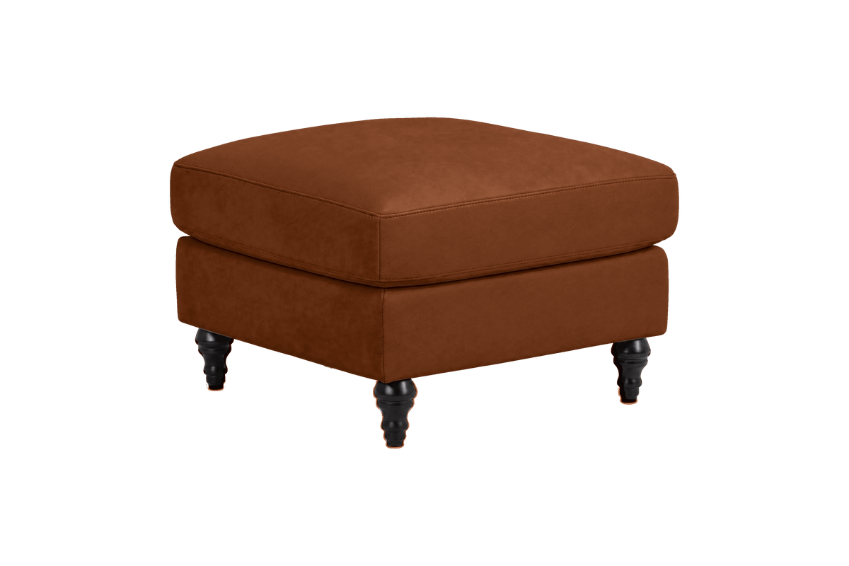 Senia Footstool in Marfa Pluto