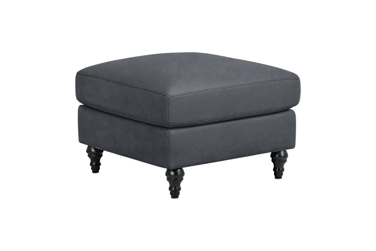 Senia Footstool in Dante Shark