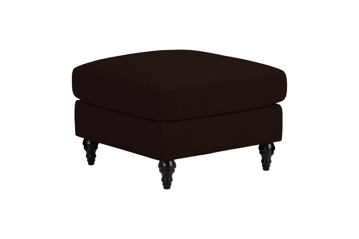 Senia Footstool in Mosquito Terra