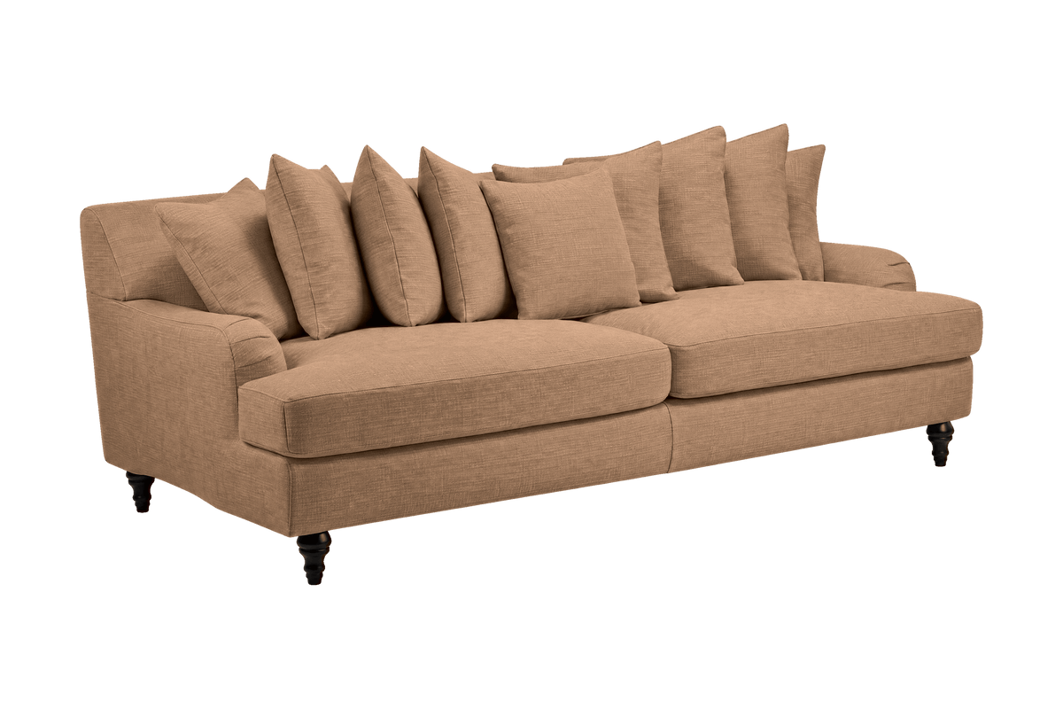 Senia Large Sofa in Roni Biscotti