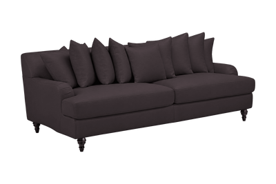 Senia Large Sofa in Dante Charcoal