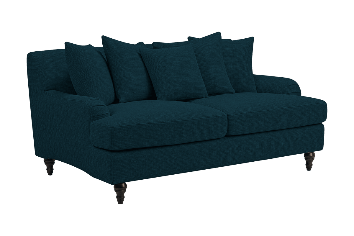 Senia Small Sofa in Roni Deep Lake