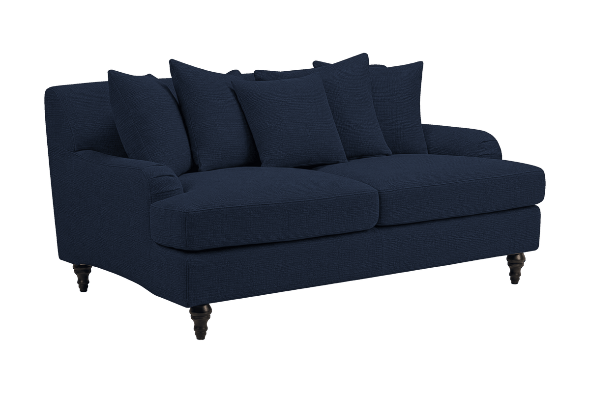 Senia Small Sofa in Roni Ember Blue