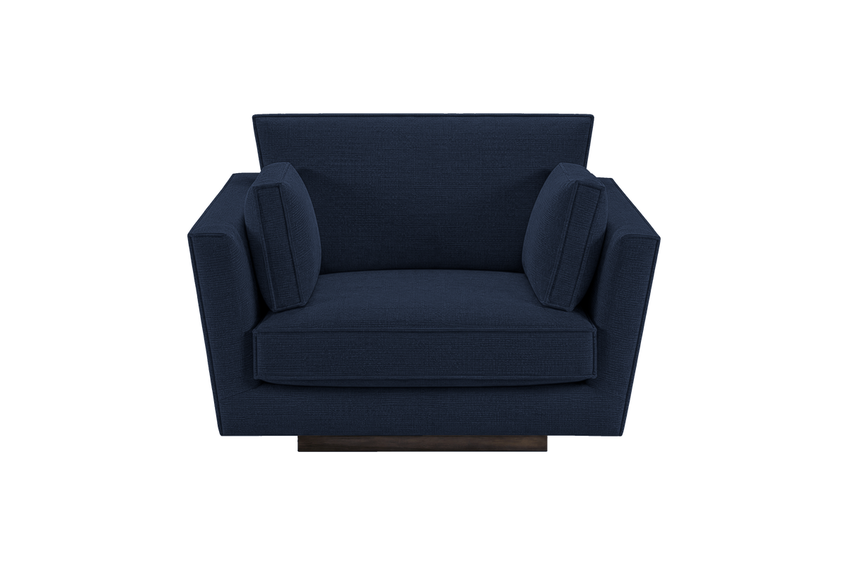 Stanley Armchair in Roni Ember Blue