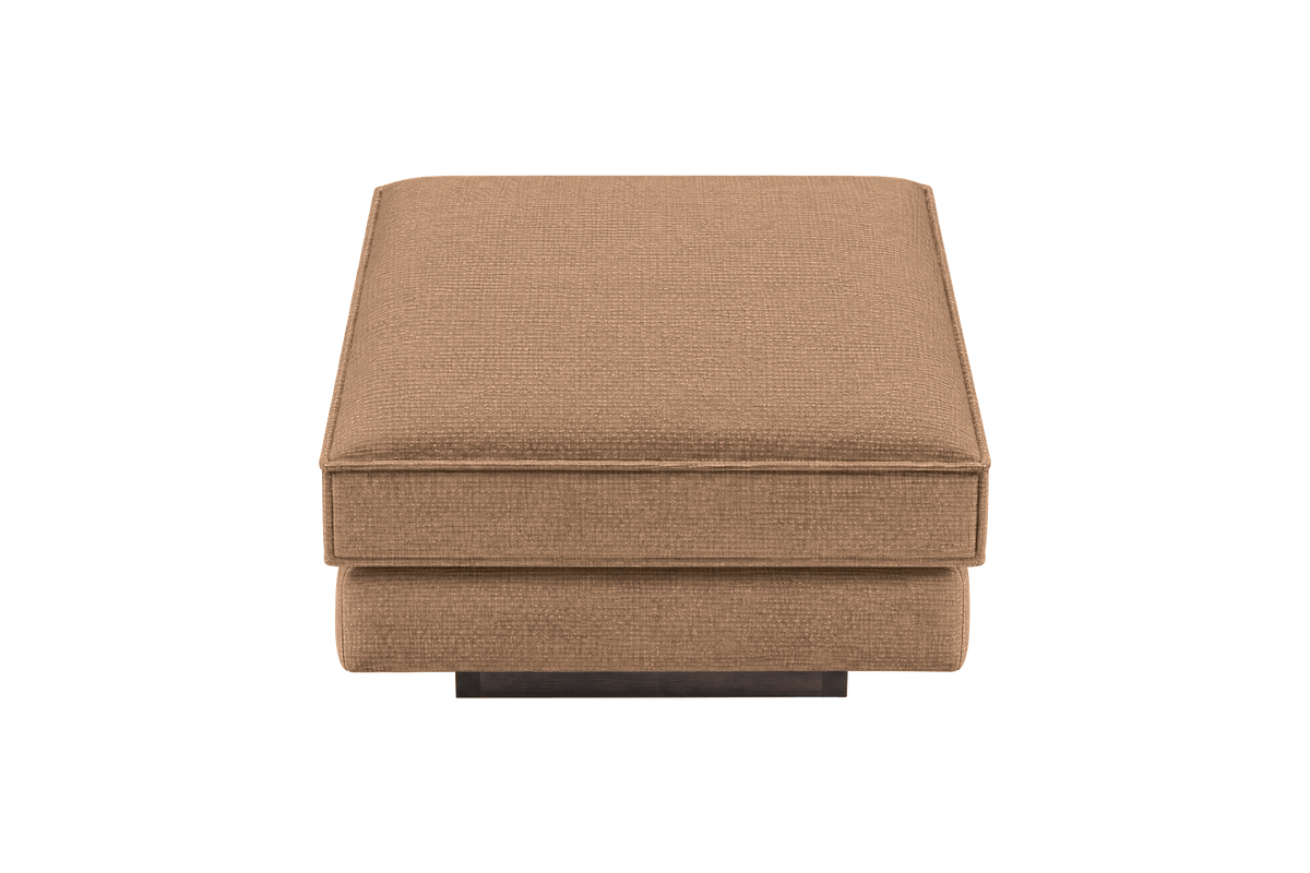 Stanley Footstool in Roni Biscotti