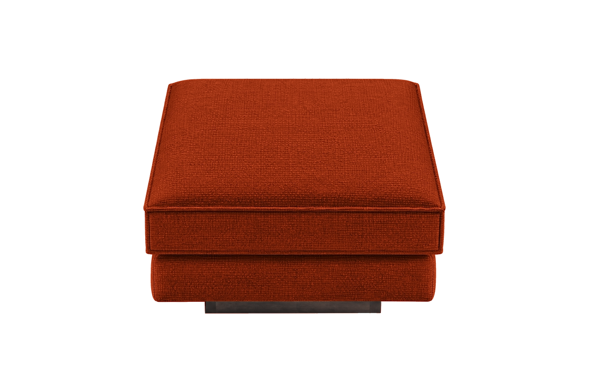 Stanley Footstool in Roni Poppy