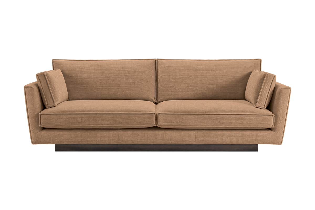 Stanley Large Sofa 2 Cushions in Roni Biscotti