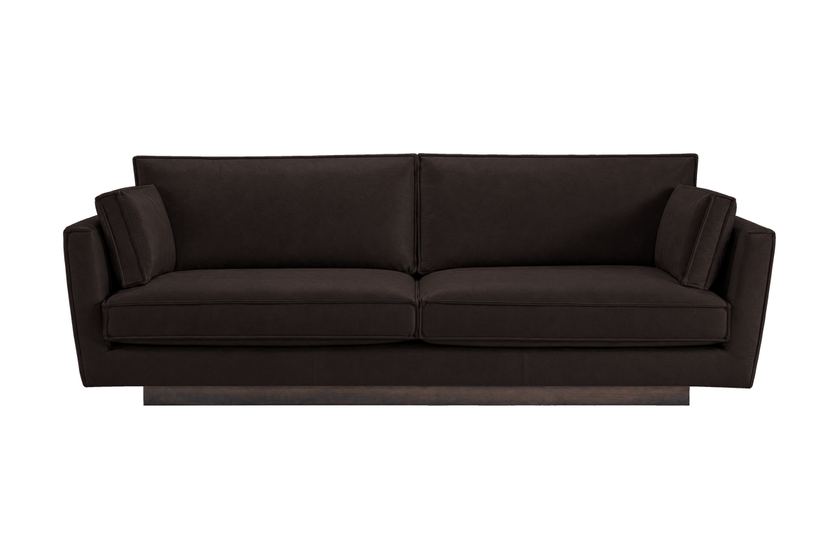 Stanley Large Sofa 2 Cushions in Dante Ebony