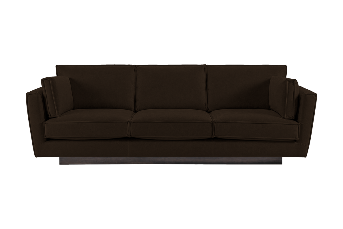 Stanley Large Sofa 3 Cushions in Marfa Charcoal