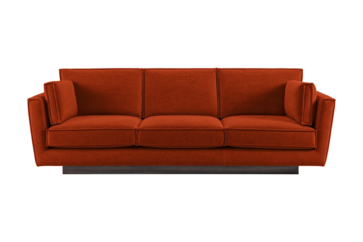 Stanley Large Sofa 3 Cushions in Roni Poppy
