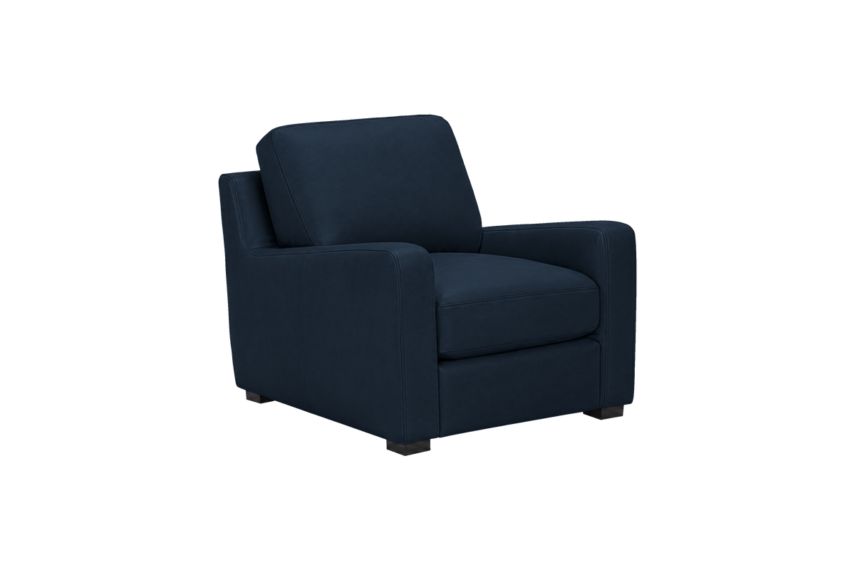 Theo Armchair in Dante Aqua