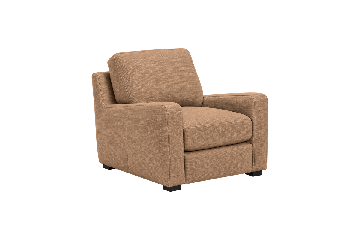 Theo Armchair in Roni Biscotti