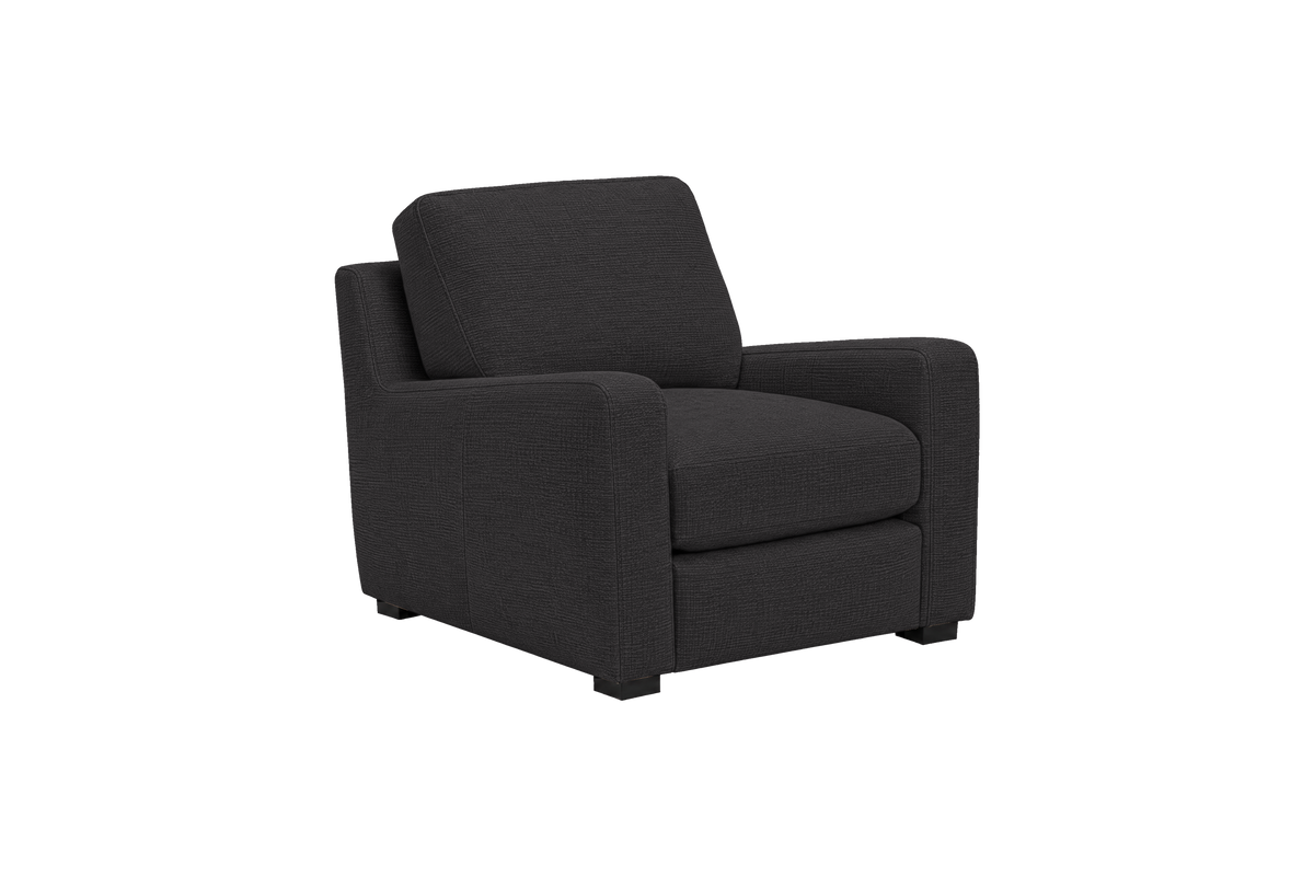 Theo Armchair in Roni Ember