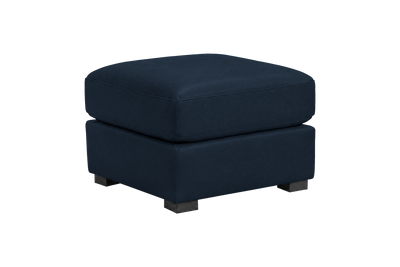 Theo Footstool in Dante Aqua