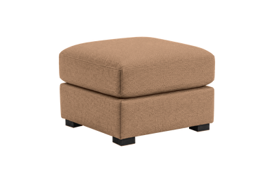 Theo Footstool in Roni Biscotti