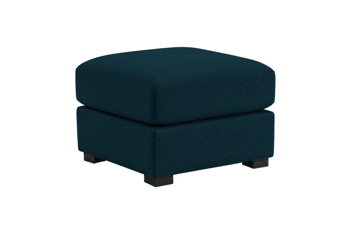 Theo Footstool in Roni Deep Lake