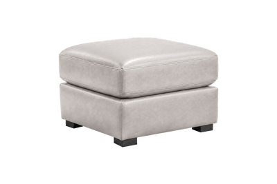 Theo Footstool in Momo Milky