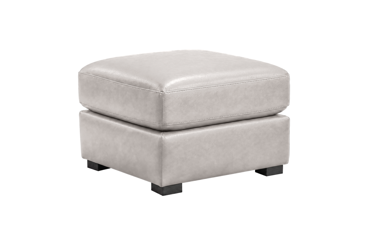 Theo Footstool in Momo Milky