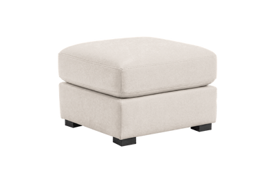 Theo Footstool in Fresco Milky