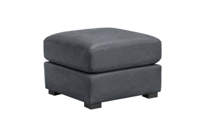 Theo Footstool in Dante Shark