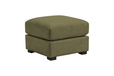 Theo Footstool in Mosquito Sycamore