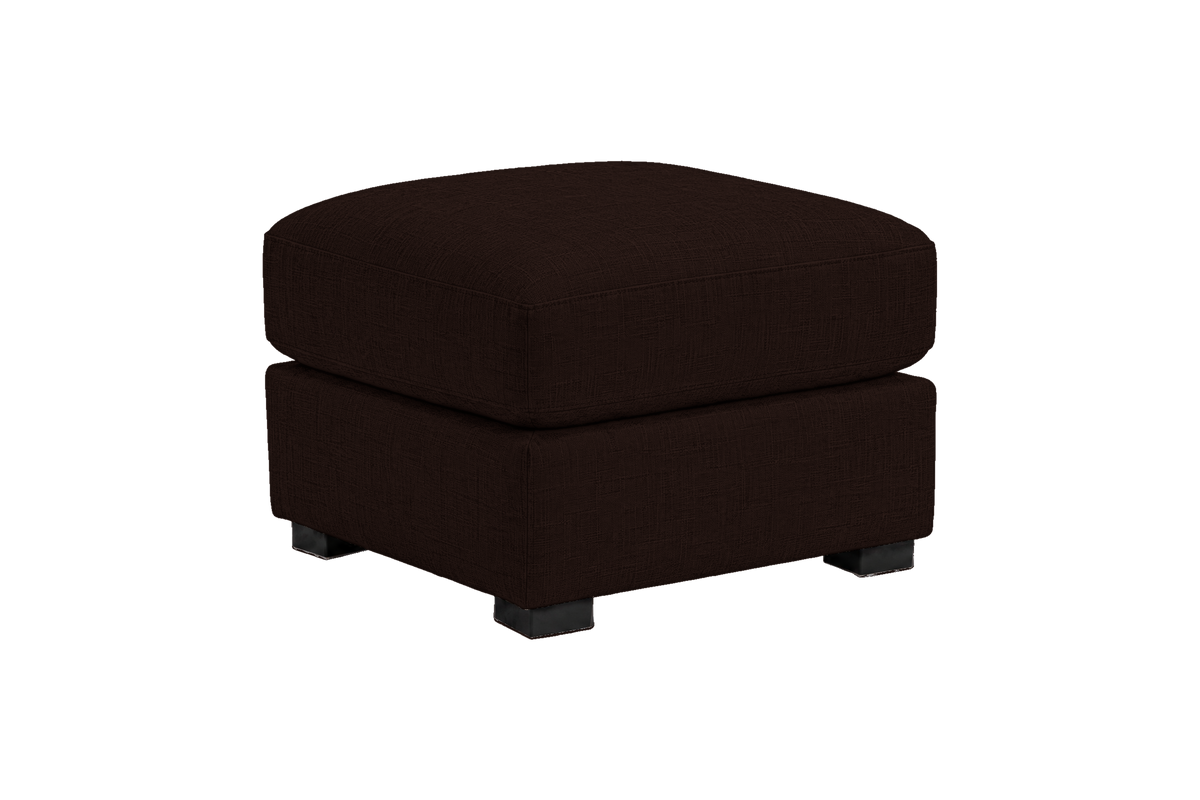 Theo Footstool in Mosquito Terra