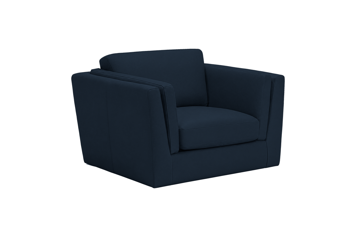 Valenti Armchair in Dante Aqua