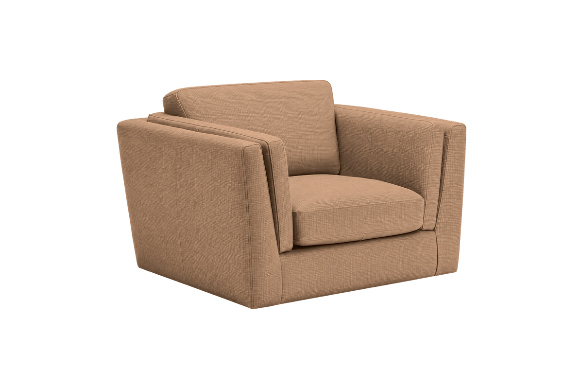 Valenti Armchair in Roni Biscotti