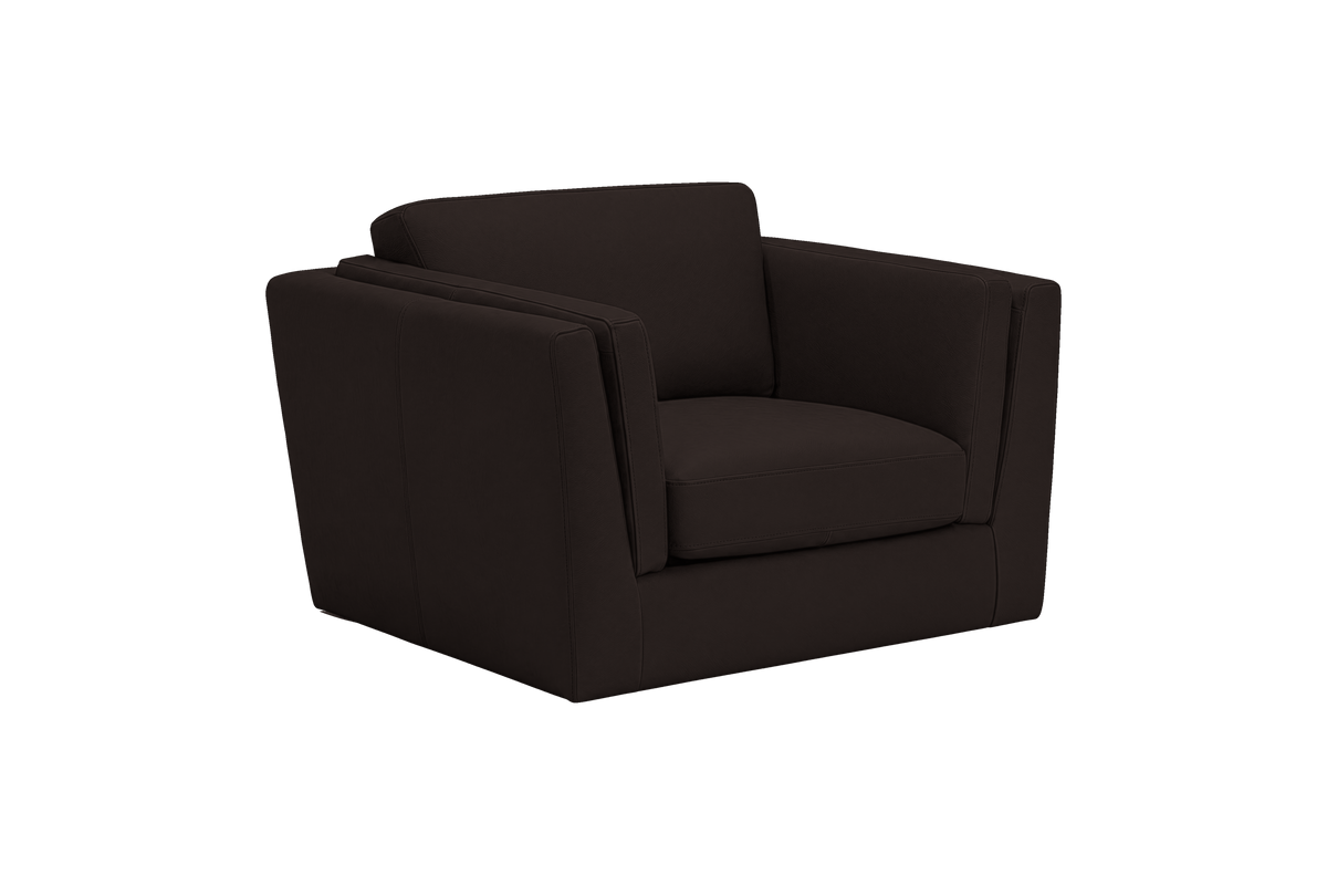 Valenti Armchair in Dante Ebony
