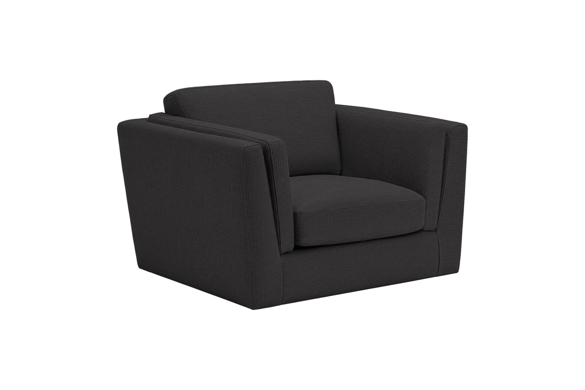 Valenti Armchair in Roni Ember