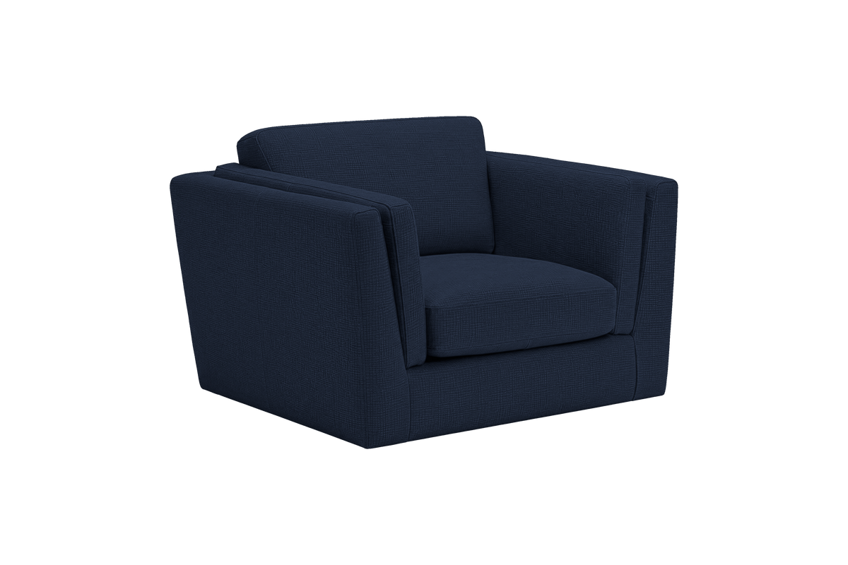 Valenti Armchair in Roni Ember Blue