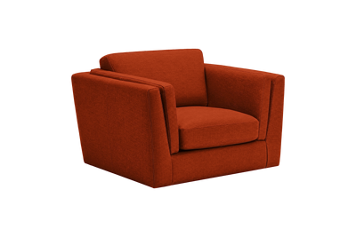Valenti Armchair in Roni Poppy