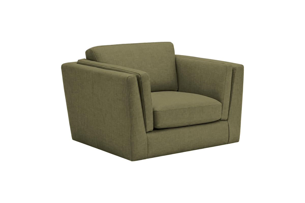 Valenti Armchair in Mosquito Sycamore