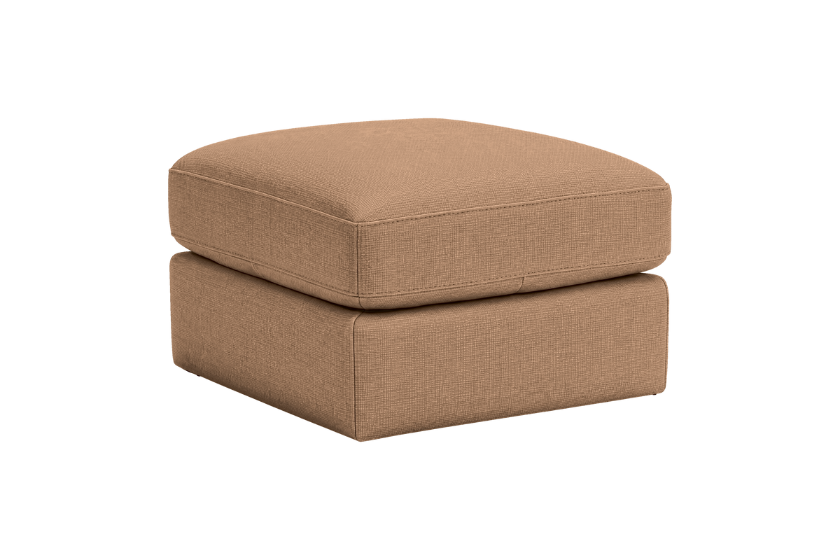 Valenti Footstool in Roni Biscotti