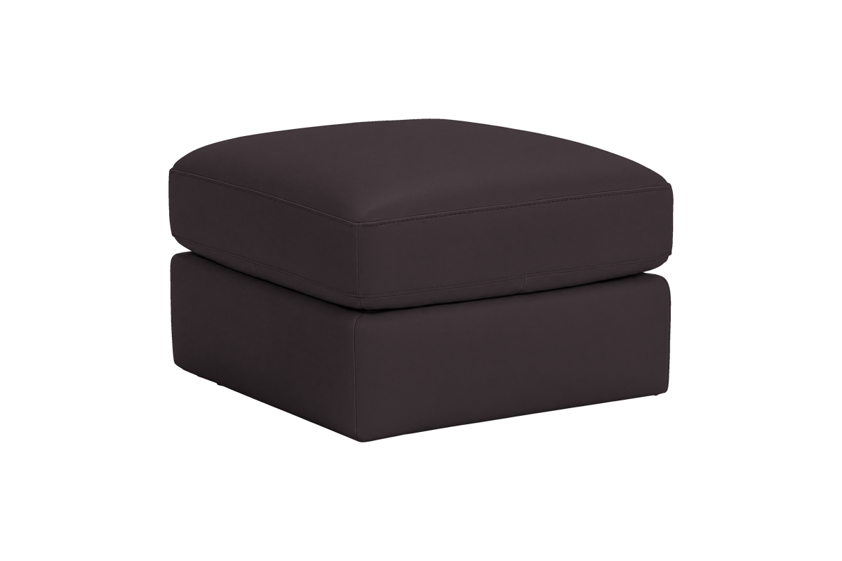 Valenti Footstool in Dante Charcoal