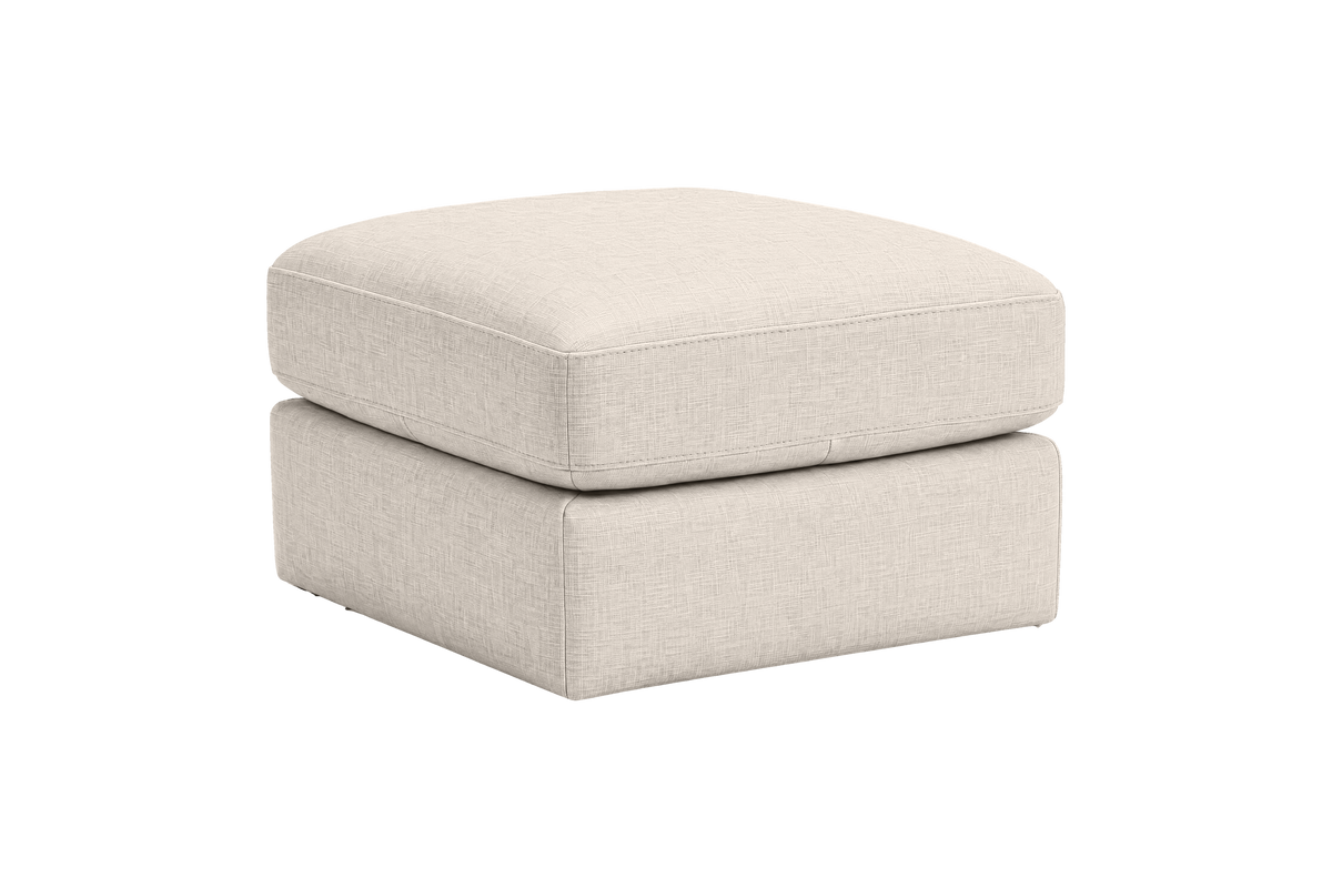 Valenti Footstool in Mosquito Cracker