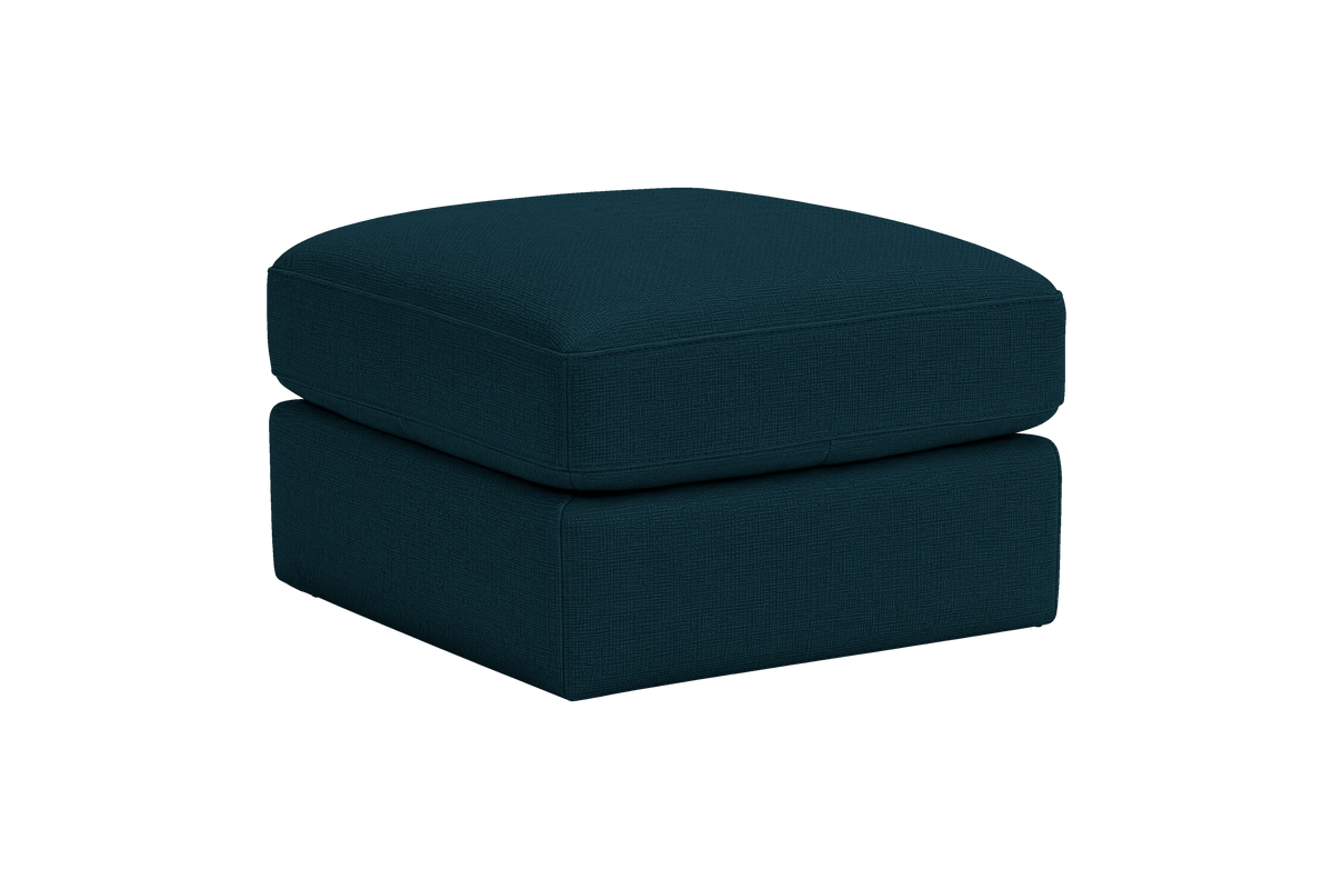 Valenti Footstool in Roni Deep Lake