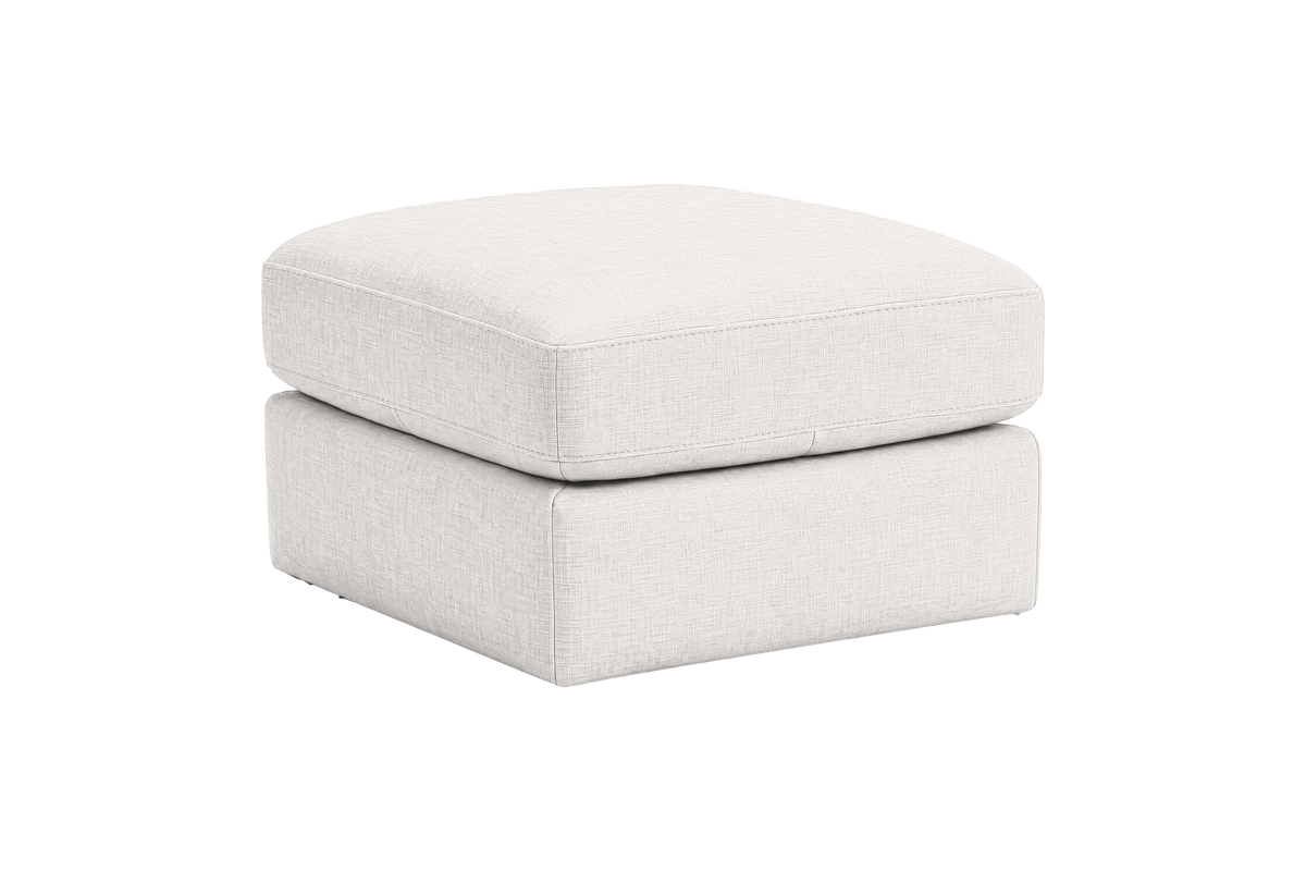Valenti Footstool in Mosquito Foam