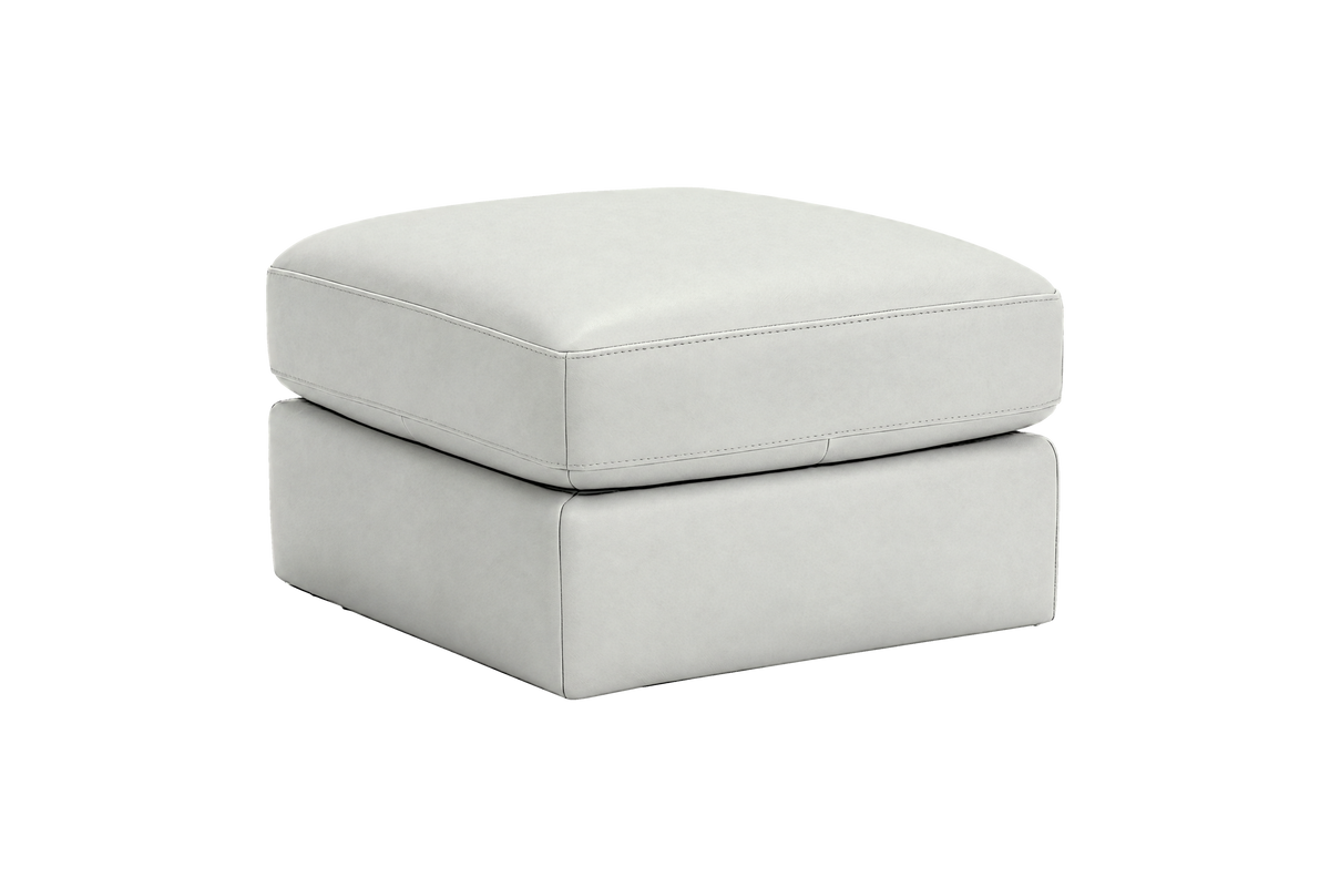 Valenti Footstool in Felix Milky