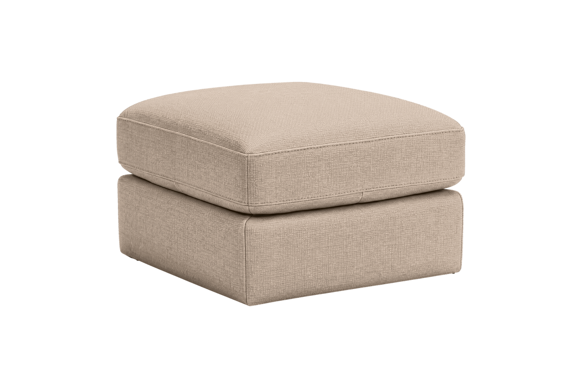 Valenti Footstool in Roni Pine Nut