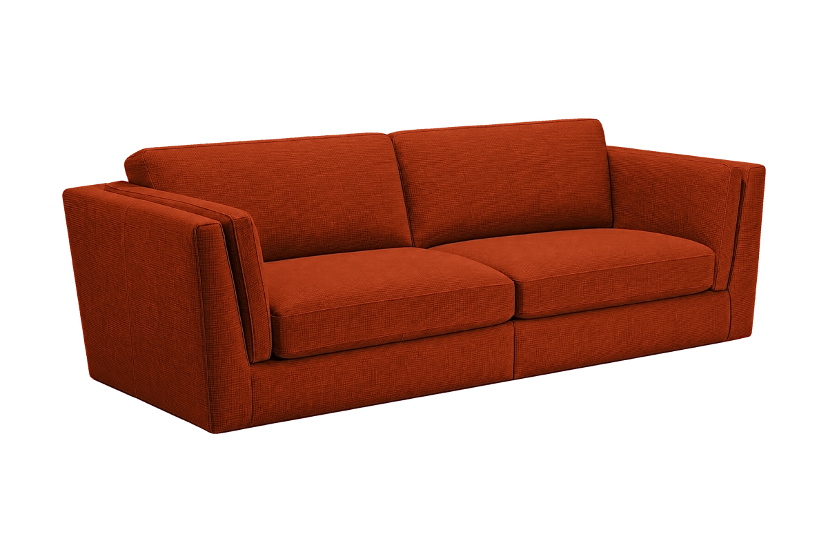 Valenti Large Sofa in Roni Poppy