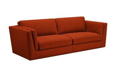 Valenti Large Sofa in Roni Poppy