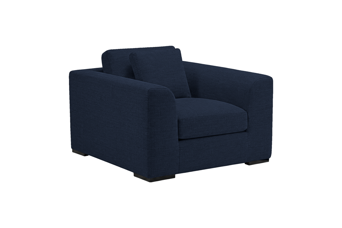 Caro Armchair in Roni Ember Blue