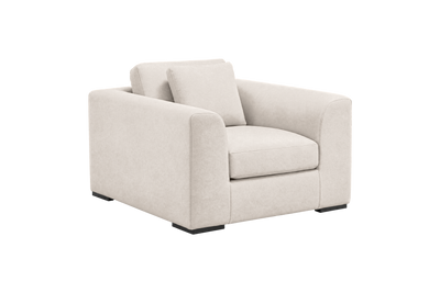 Caro Armchair in Fresco Milky