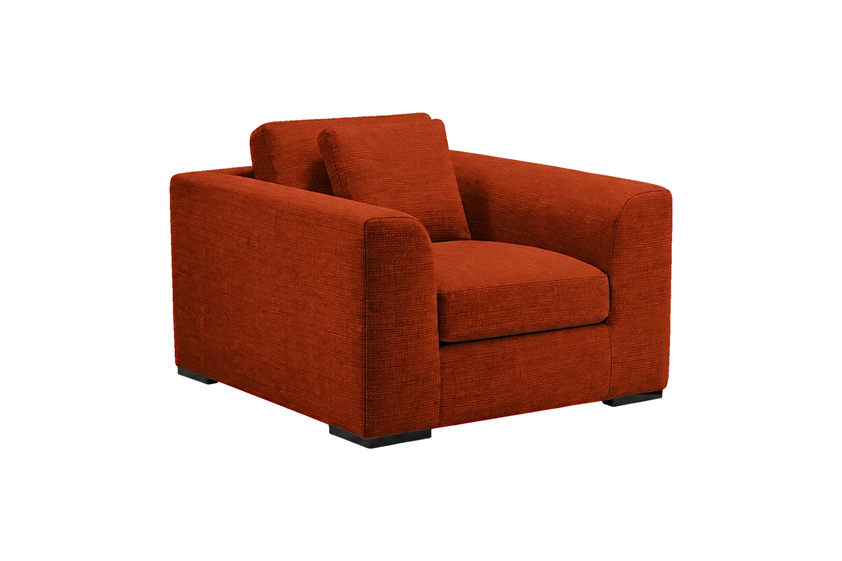 Caro Armchair in Roni Poppy
